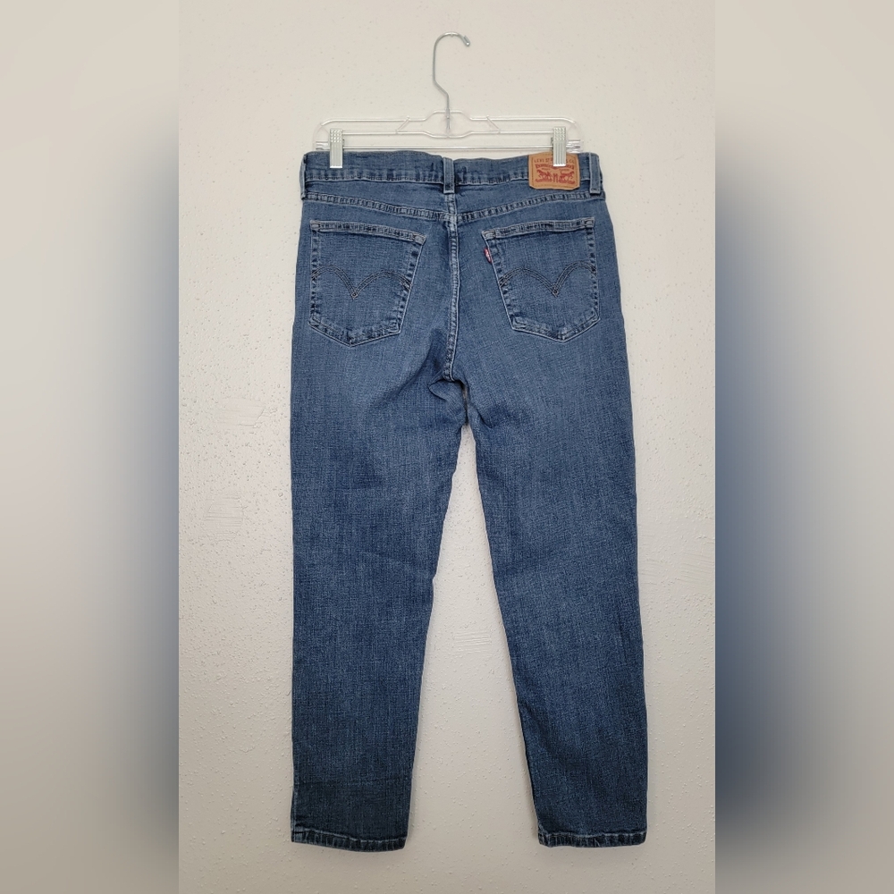 Levi's Boyfriend Blue Denim Jeans - Picture 3 of 4